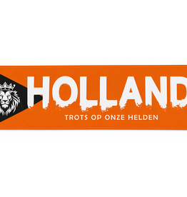 Oranje spandoek 'Trots op onze Helden'