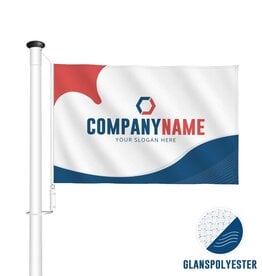 Bedrukte vlag - Glanspolyester