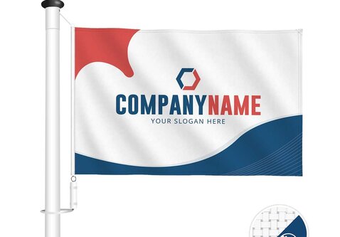 Bedrukte vlag - ECO