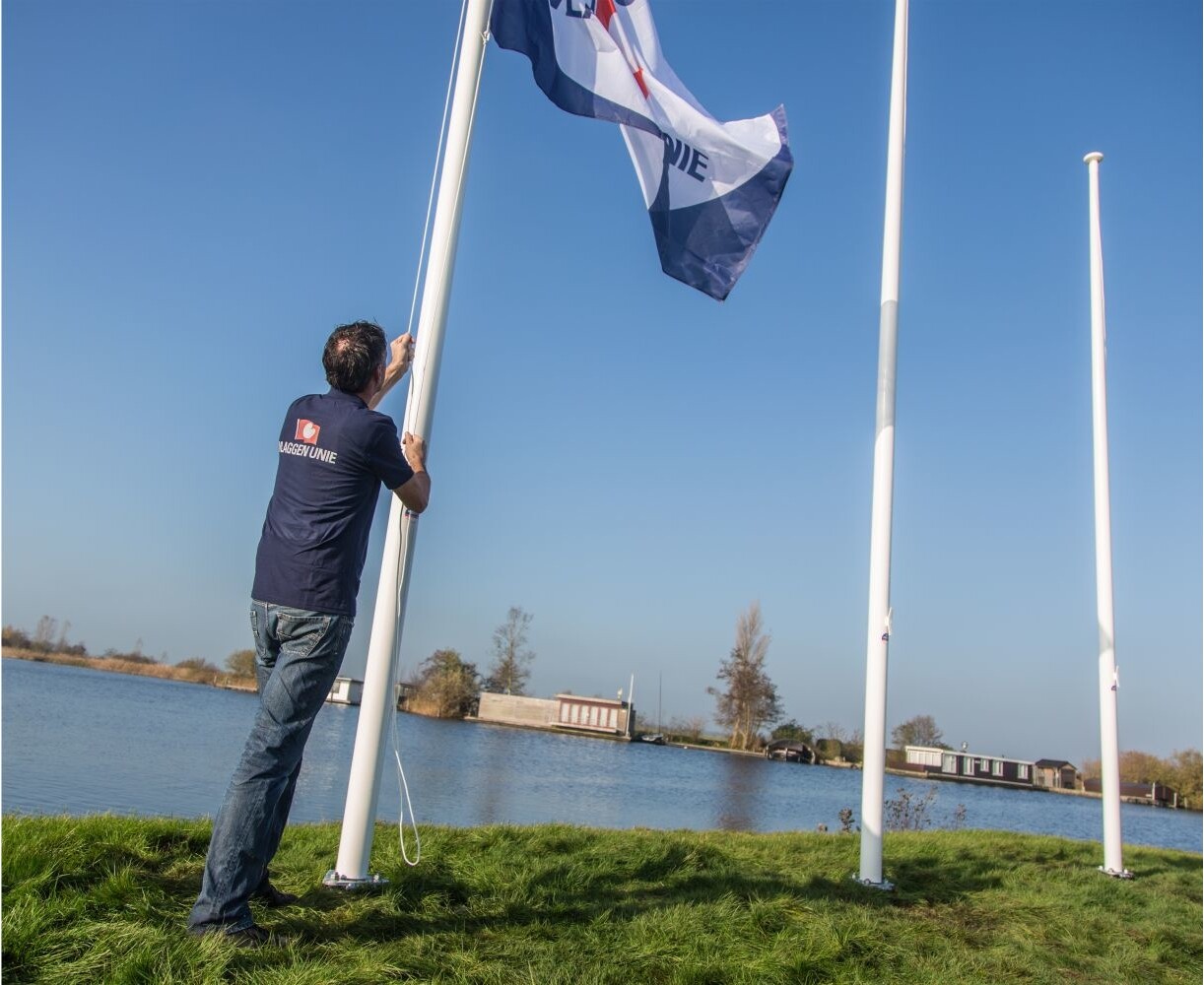 Bedrukte vlag - Spunpolyester - Snel