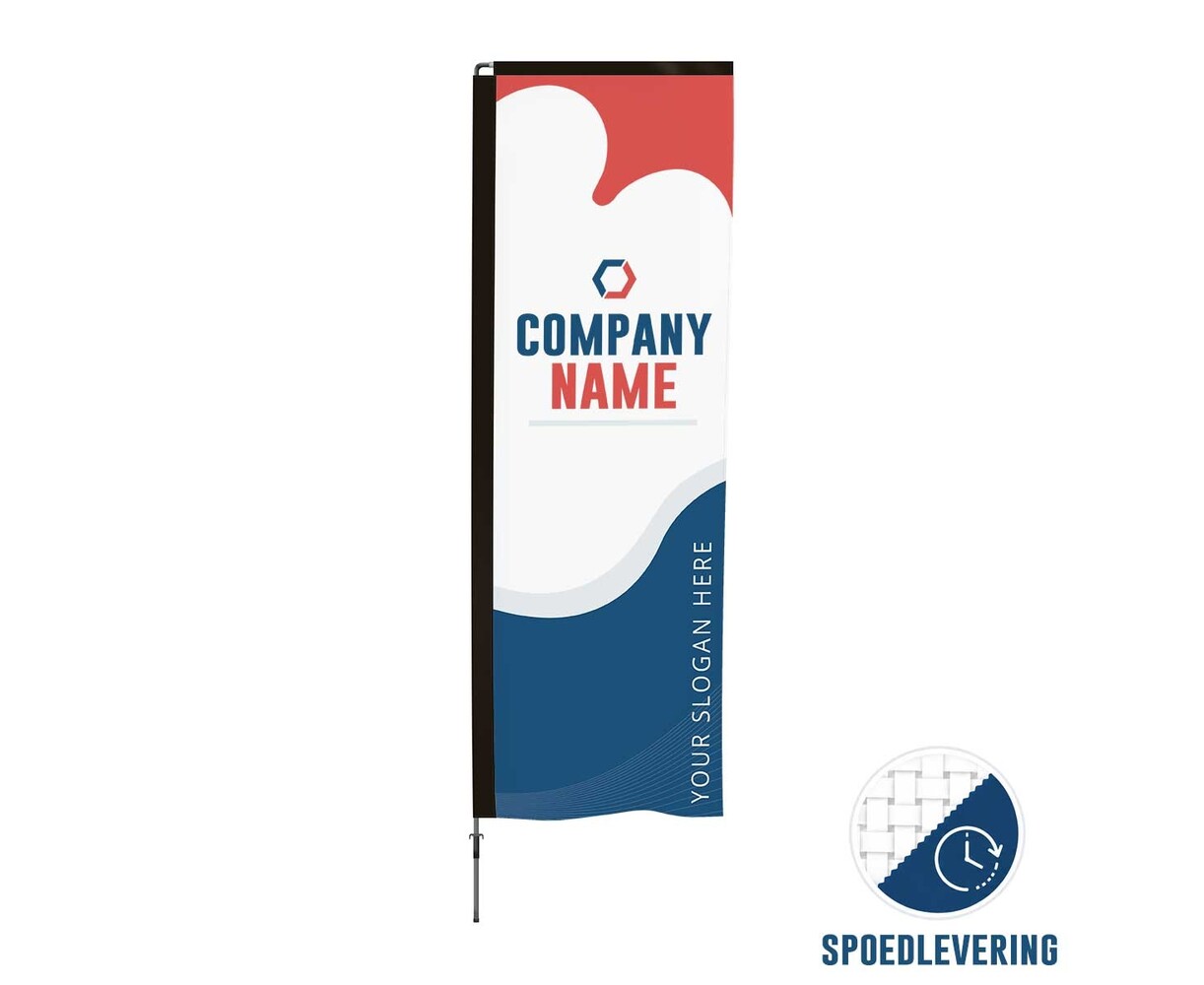Beachvlag vierkant - Spoed