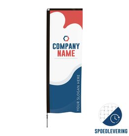 Beachvlag vierkant - Spoed