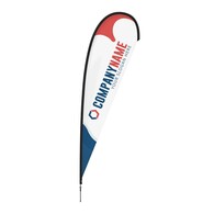 Beachvlag druppel