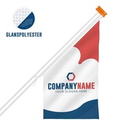 Bedrukte winkelvlag - Glanspolyester