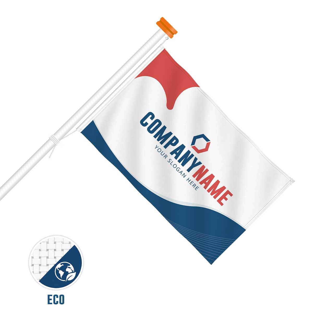 Gevelvlag bedrukken - Eco - Snel