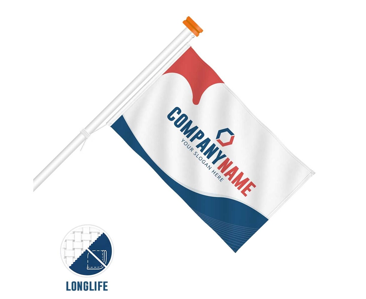 Bedrukte gevelvlag - Longlife