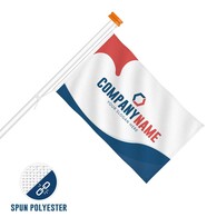 Bedrukte gevelvlag - Spunpolyester