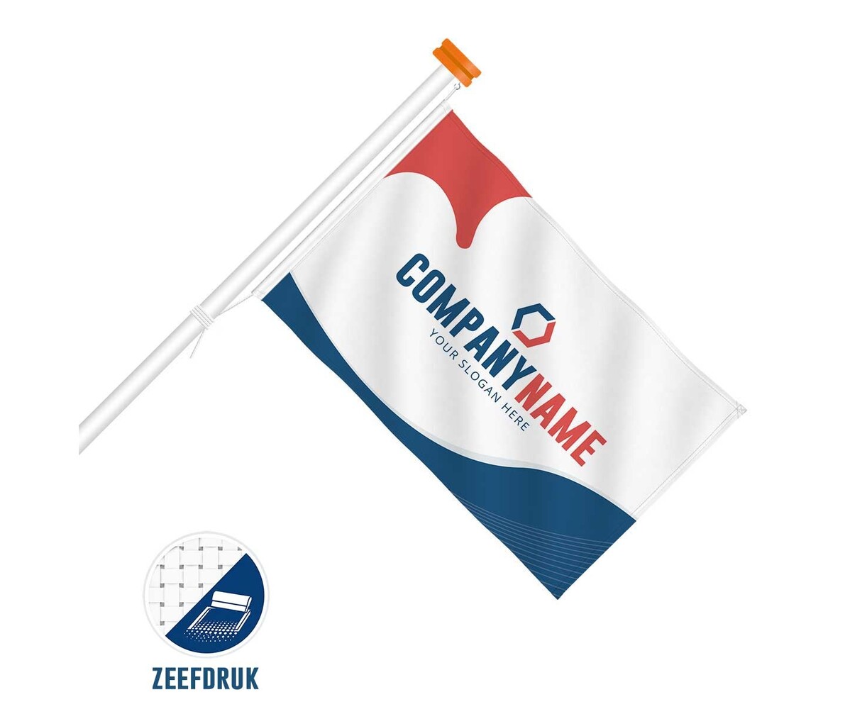Bedrukte gevelvlag - Zeefdruk