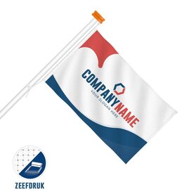 Bedrukte gevelvlag - Zeefdruk
