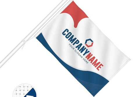Bedrukte gevelvlag - Zeefdruk