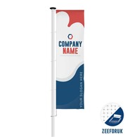 Bedrukte baniervlag - Zeefdruk