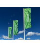 Bedrukte baniervlag - Glanspolyester
