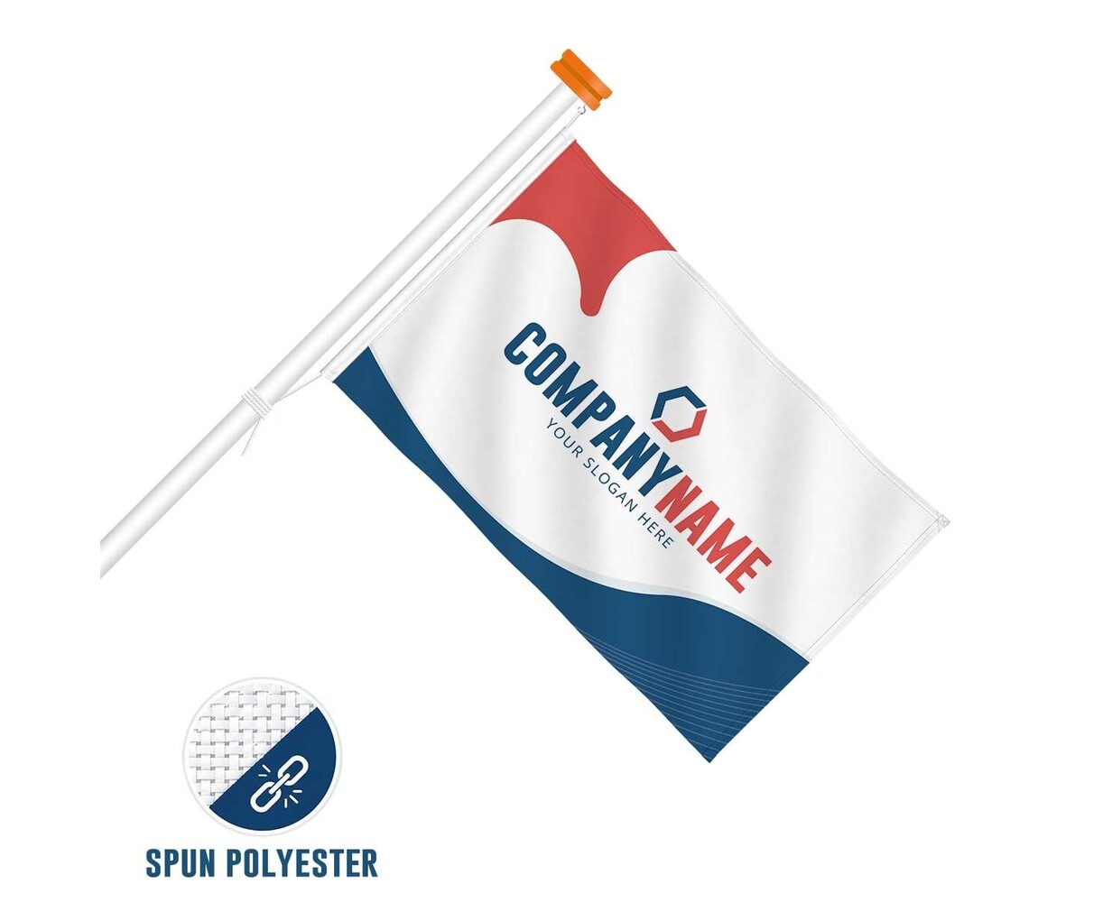 Gevelvlag bedrukken - Spunpolyester - Snel