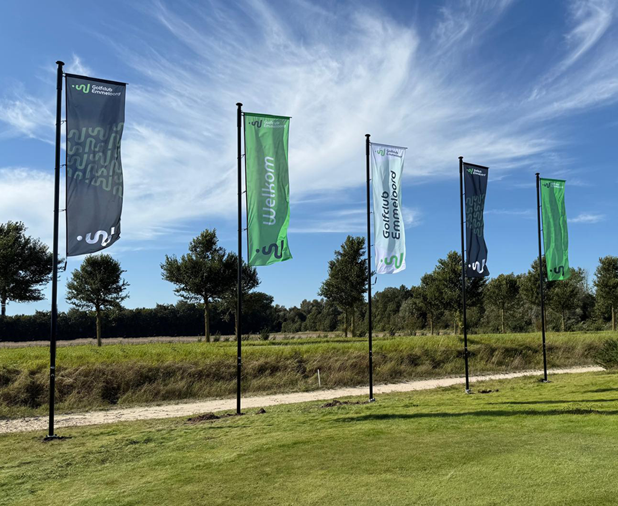 Bedrukte baniervlag - Eco - Snel