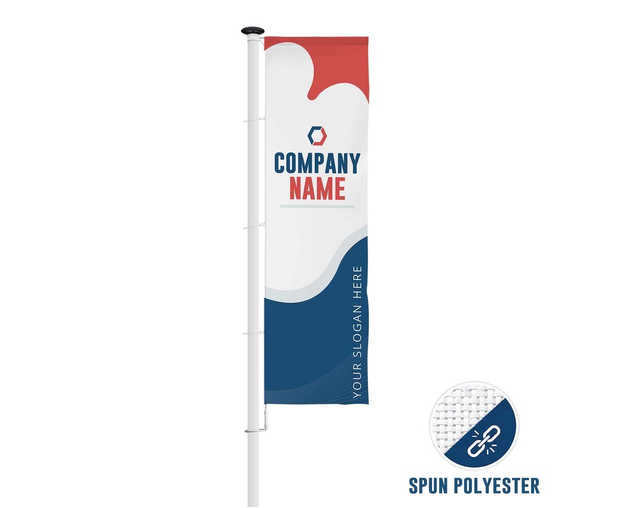 Bedrukte baniervlag - Spunpolyester