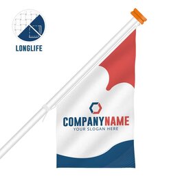 Bedrukte winkelvlag - Longlife