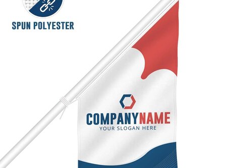Bedrukte winkelvlag - Spunpolyester
