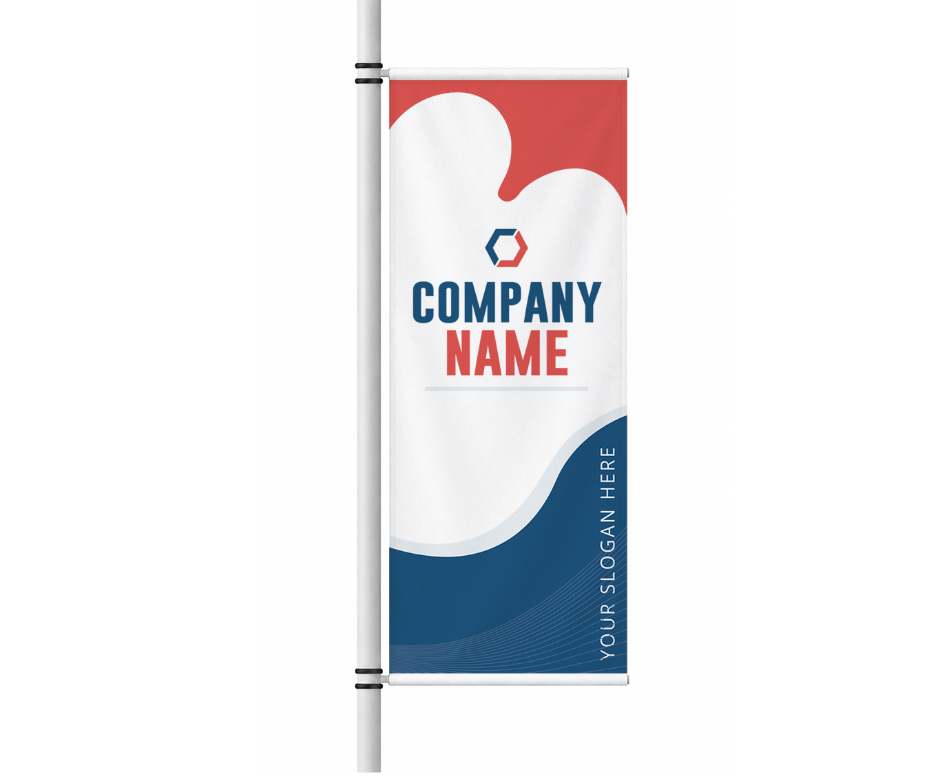 Lantaarnpaal banner
