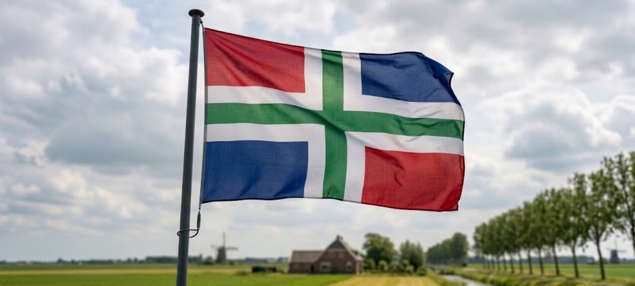 De vlag van Groningen