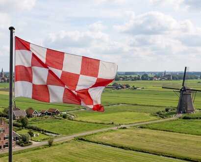 De vlag van Noord-Brabant