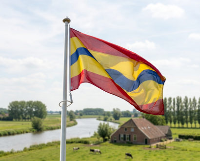 De vlag van Overijssel