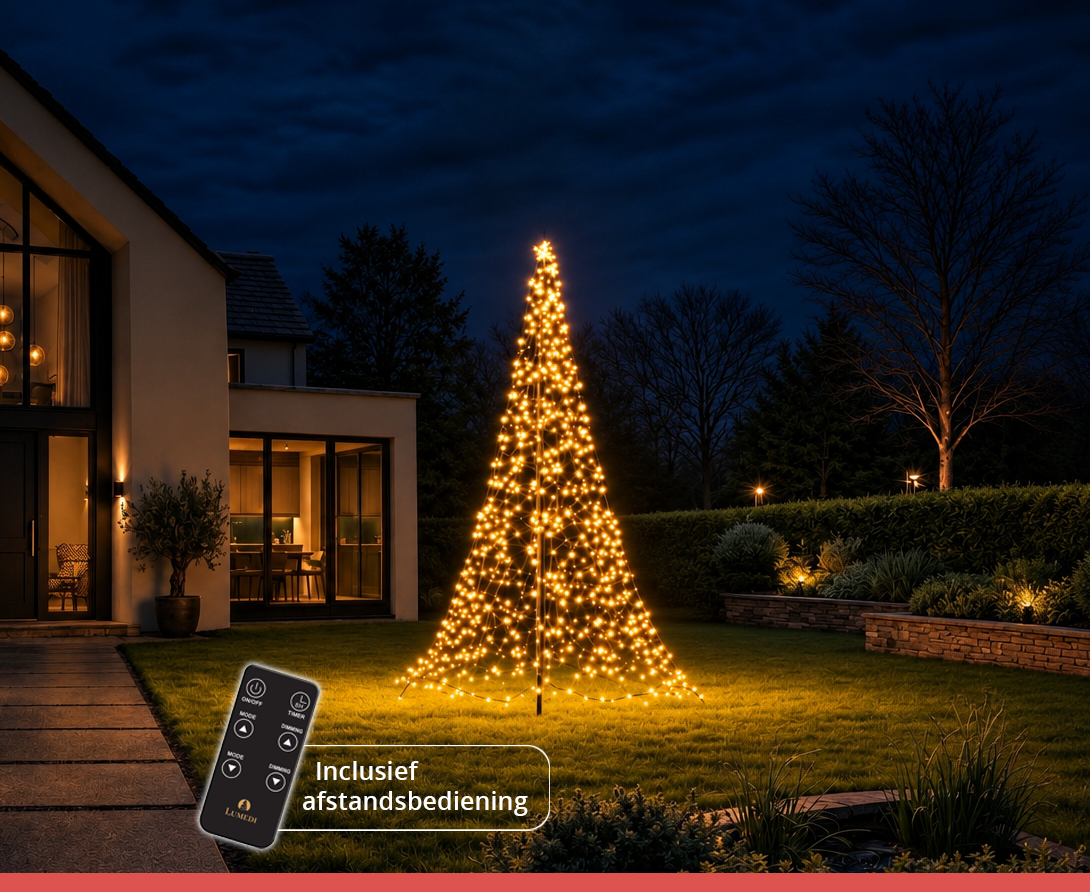 Lumedi 640 Led | 400cm | Warm Wit | Incl. mast
