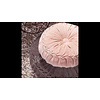 Rond velvet kussen Dark pink 40 cm