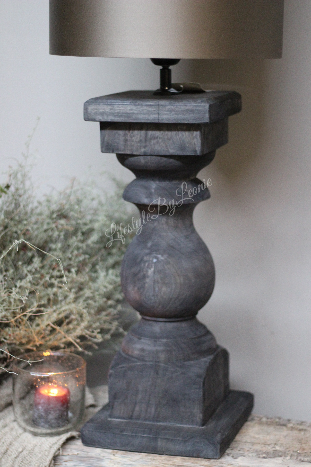 lampenvoet steen, living lampvoet M steen wit | - finnexia.fi