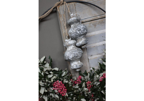 Klos / ornament greywash  15cm