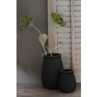 Ronde smalle hoge pot Black 24 cm