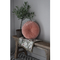 Rond velvet kussen Muted Clay 40 cm