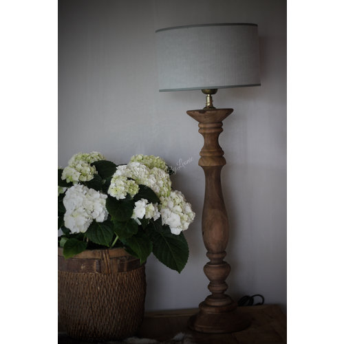 Baluster lampvoet Belli naturel 63 cm 