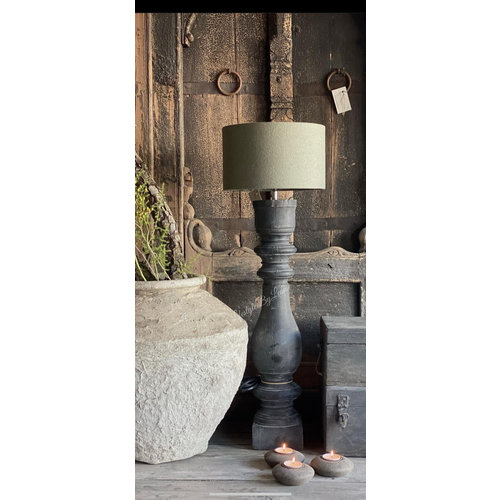 Aura Peeperkorn cilinder lampenkap Sage green 30 cm 