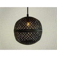 Metalen draadbal hanglamp 30 cm