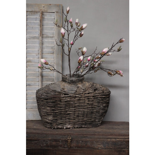 Zijden Magnolia tak roze 116 cm 