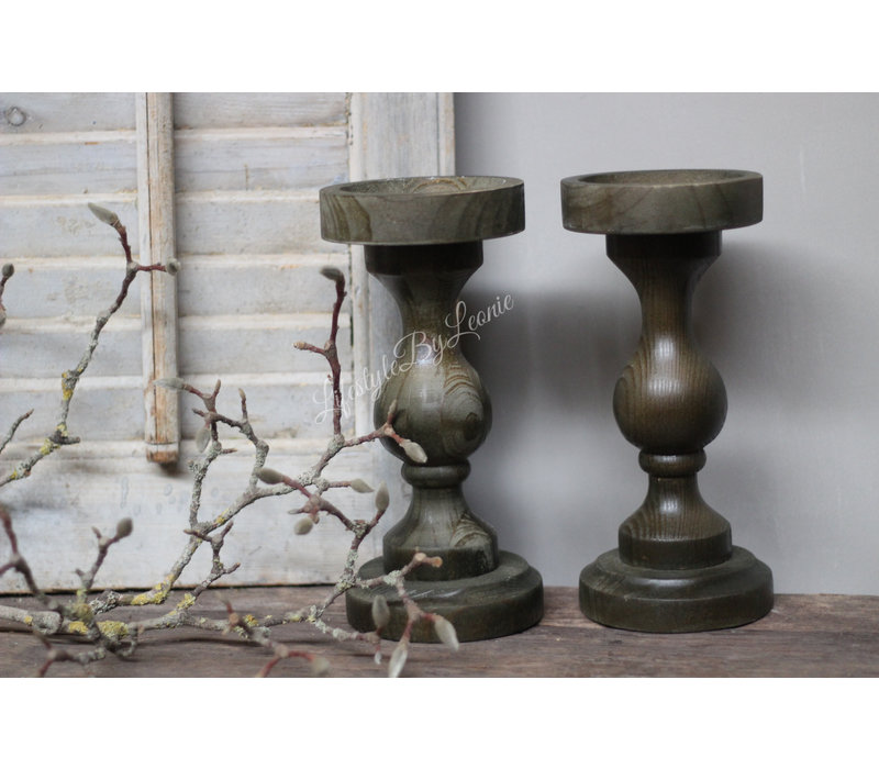 Baluster kandelaar Roots 27 cm