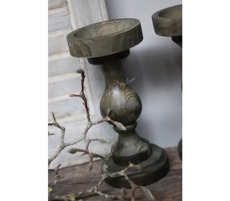 Baluster kandelaar Roots 27 cm