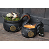 Brynxz Brynxz tealight holder spoon  Black 12 cm