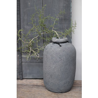 STILL stenen vaas / fles kruik Grey 30 cm