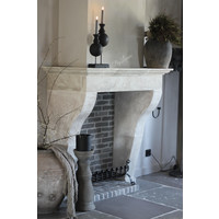 Wax LED dinerkaars Grey 15 cm set van 2