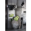 Metalen schijfjes hanglamp Old black incl fitting 50 cm