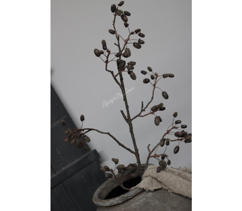 Namaak tak Acorn black 90 cm