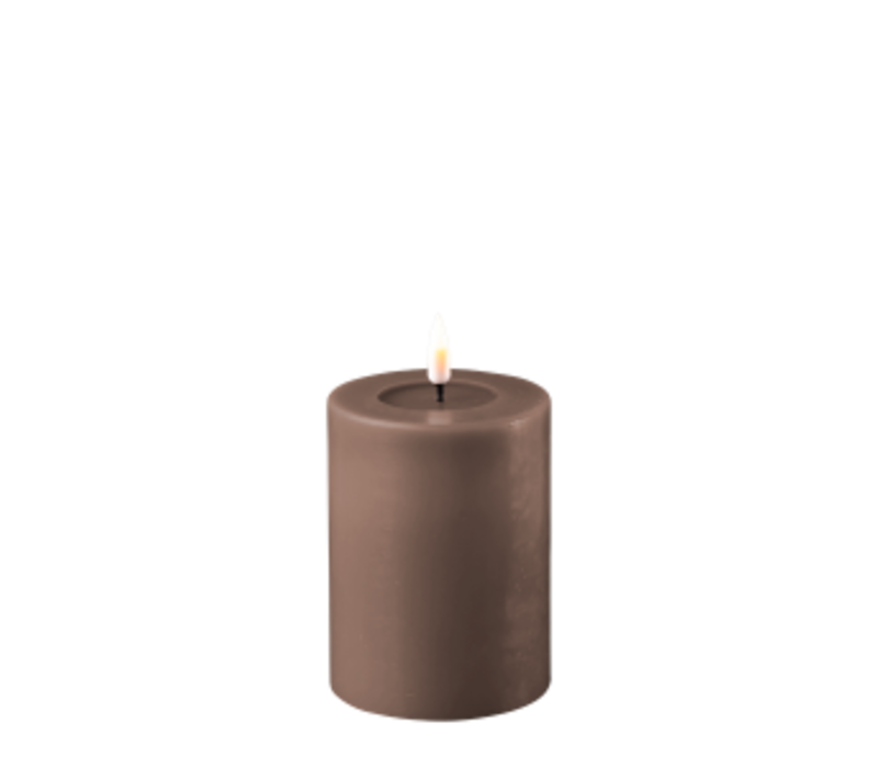 Wax LED kaars Mocca 12,5 x 7,5 cm