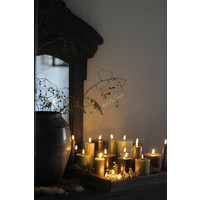 Wax LED kaars Mocca 12,5 x 7,5 cm