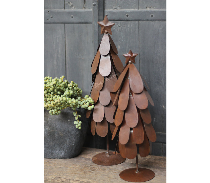 Sobere kerstboom Rusty 40 cm