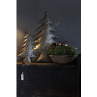 Hoge ijzeren kerstboom waxinelichthouder 66 cm