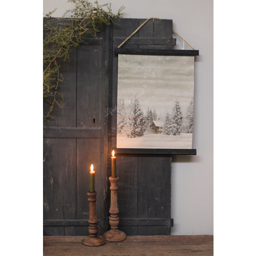 Canvas Wandhanger Winter Trees 50 cm 