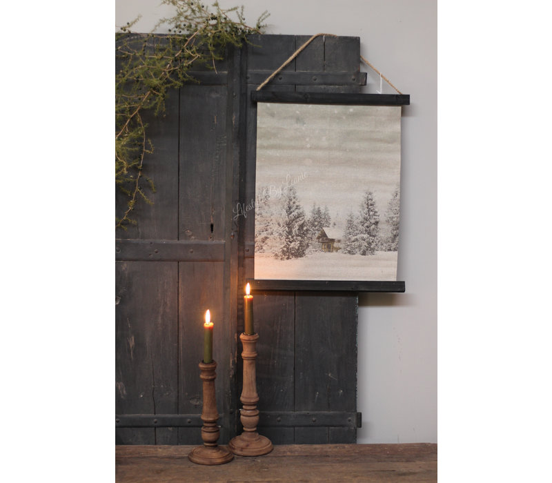 Canvas Wandhanger Winter Trees 50 cm