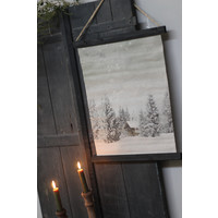 Canvas Wandhanger Winter Trees 50 cm