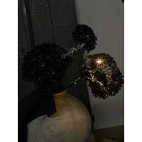 Bereklauw met LED lampjes Black glitter 71 cm